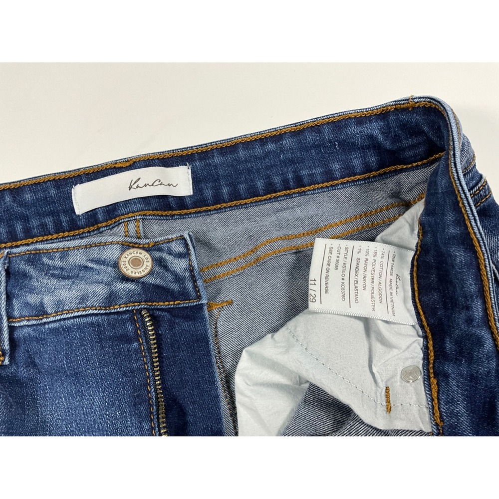KanCan Mid Rise Ankle Skinny Jeans Distressed KC8376D Blue Size 11/29 - Picture 16 of 16